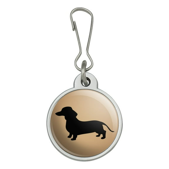 Dachshund Wiener Dog Jacket Handbag Purse Luggage Backpack Zipper Pull Charm
