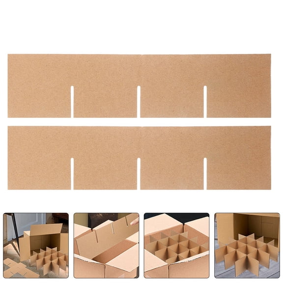 HOMEMAXS 2 Sets Cardboard Moving Boxes for Packing and Storage, Ideal for Home and Office Use