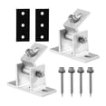 thumbnail image 1 of 2 soportes de montaje para paneles solares con ángulo de inclinación, almohadillas antideslizantes, tornillos para hogar, soporte de hardware para, 1 of 8