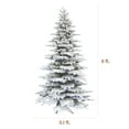 thumbnail image 3 of Fraser Hill Farm 9-Ft. Flocked Pine Valley Christmas Tree, FFPV090-0SN, 3 of 13