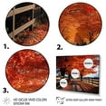 thumbnail image 3 of Designart "Canada Orange Autumn Euphony II" Landscapes Canvas Art Print, 3 of 5