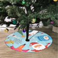 thumbnail image 2 of FMSHPON Christmas Roundelay Xmas Christmas Tree Skirt Stand Mat for Holiday Party Decoration Indoor Outdoor 48 inches, 2 of 3