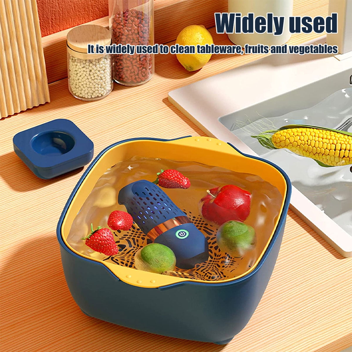 Electric Vegetable Cleaner Disinfection Wireless Fruit Washer