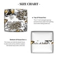 thumbnail image 5 of Lsque Tulips Flowers Printed Tissue Box Cover Holder, Facial Paper Organizer Dispenser,Square with Bottom Belt, PVC Leather Decorative Organizer, 5 of 8