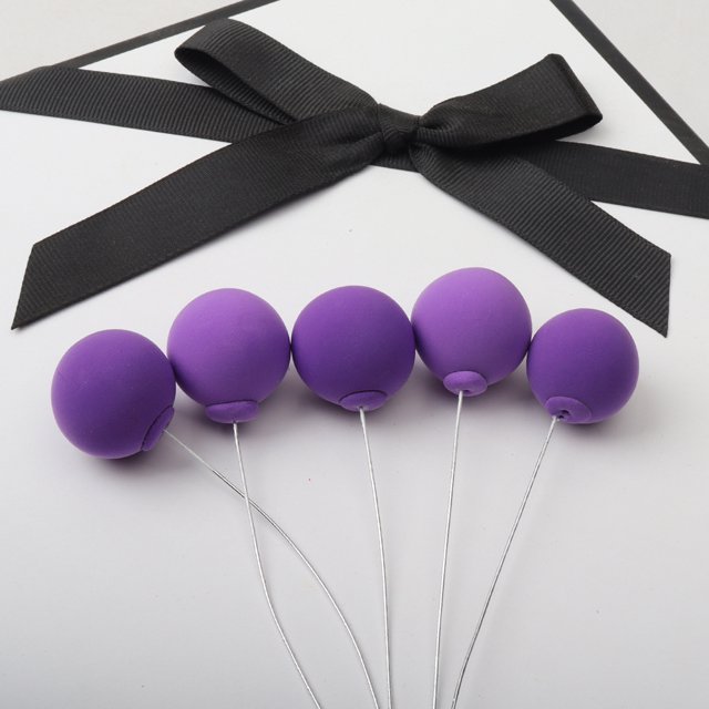Globo de colores para decoración de pasteles, globo de arcilla pegajosa con luz enchufable, globo de confesión, fiesta de cumpleaños, postre, vestido, tarjeta de inserción