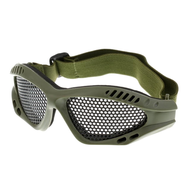 Gafas de Malla DYNWAVEMX Gafas de malla de alambre de acero Verde