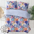 thumbnail image 3 of Urban Shop 3-Piece Textured Multi-Check Comforter Set, Full/Queen, 3 of 7