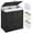 Black, variant on Laundry Hamper with 2 Removable Liner Bags - 90L Divided Clothes Hamper, Handwoven Synthetic Rattan Foldable Laundry Basket with Lid and Handles Gray (18.3x13.3x24.0Inches)