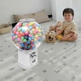 thumbnail image 3 of Gumball Machine Vending Coin Bank Vintage Candy Dispenser Vending Machine White, 3 of 13