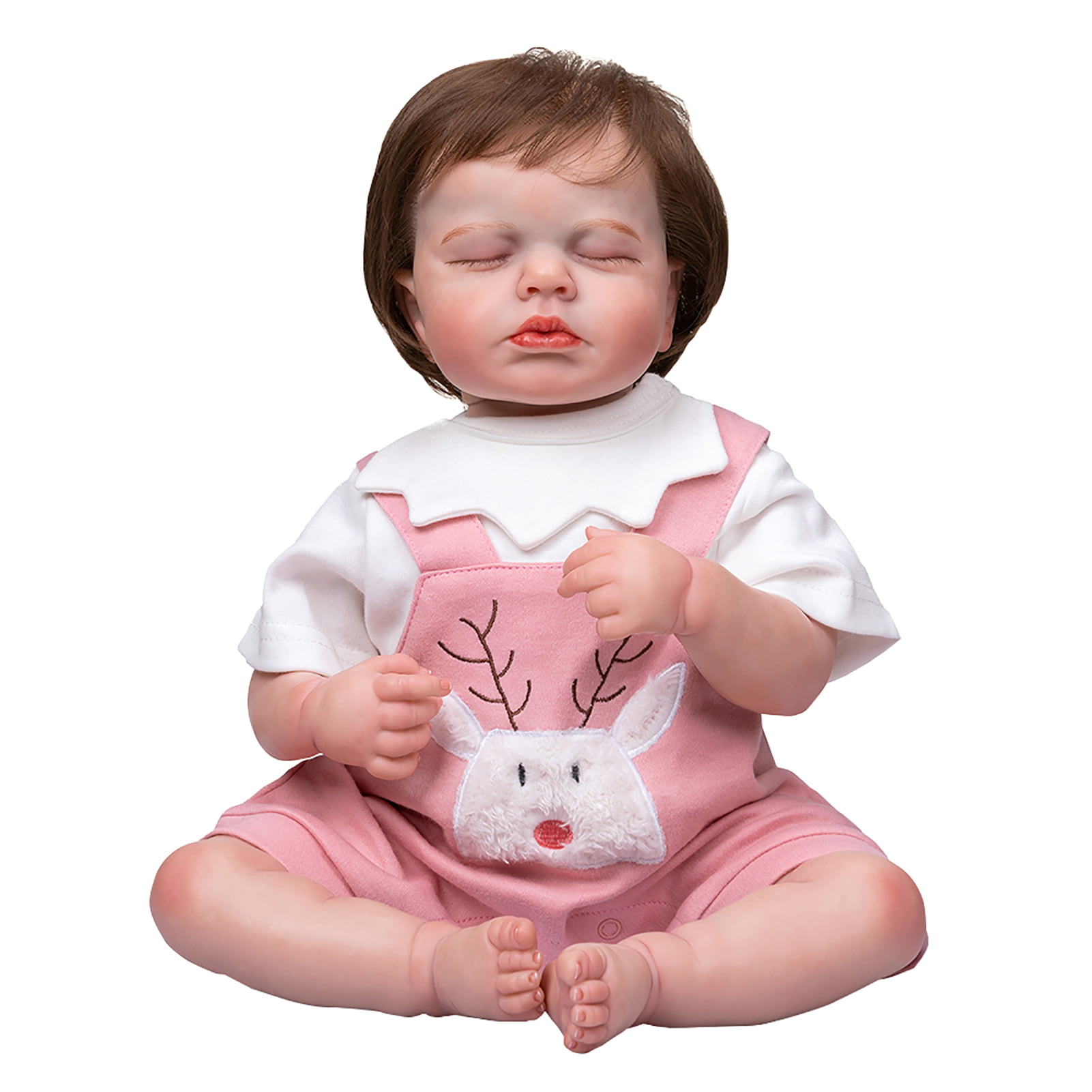 49cm Kindergarten Kids Toy Sleeping Doll Collection Home Realistic Baby  School