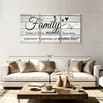 thumbnail image 2 of Elephant Stock Family Moments Typography Wall Art - Horizontal Multi Panel Canvas - Living Room Wall Decor - Inspirational And Typography Multi Panel - Gray And Black Decor - 80" x 39", 2 of 4
