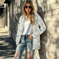 thumbnail image 5 of SCRAWLGOD Flower Womens Cardigans Lightweight Long Cardigan with Pockets for Women Comfortable Sweater Jacket for Women Casual Size S Long Sleeve Women Clothes Trendy, 5 of 7