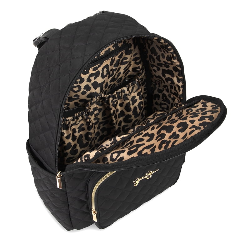 Jessica Simpson Leopard and Black Backpack Jessica Simpson Leopard Backpacks | Mercari main image 4