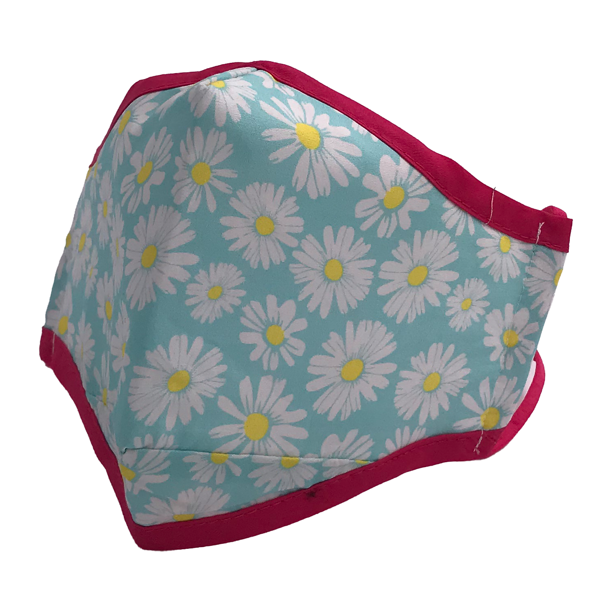 Girlie Girl Girlie Girl Face Mask Wrap Cloth Reusable Comfort Doble Cotton With Pocket For Filter Daisy Walmart Com Walmart Com