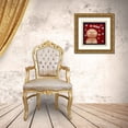 thumbnail image 3 of Allen, Kimberly 20x20 Gold Ornate Wood Framed with Double Matting Museum Art Print Titled - Be Merry Gingerbread Man, 3 of 4