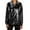 Black, variant on 2026 Women Essentials Jacket Glitter Sequin Long Sleeve Zipper Baseball Party Carnival Bomber Plus Size Clothes Outfits Black