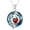 07-July-Lotus, variant on Birth Flower Birthstone Necklace 925 Sterling Silver 12 Birth Month Floral Crystal Pendant Birthstone Necklaces Birth Month Flower Jewelry Birthday Gift for Women