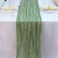 thumbnail image 4 of Cheesecloth Table Runner, 13Ft Sage Green Long Cheese Cloth Boho Gauze Table Runner for Wedding Bridal Baby Shower Birthday Holiday Party Sheer Table Decorations,1 Pcs, 4 of 7