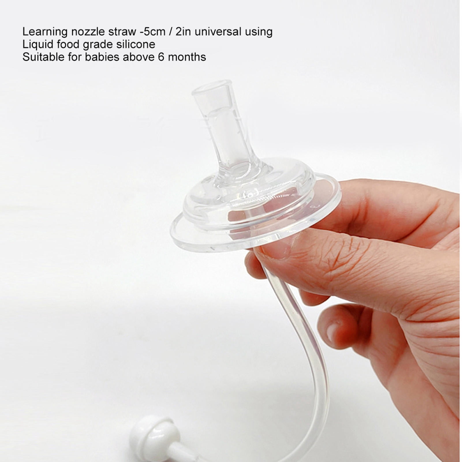 LAZIOEGR 4‑Pack Food‑Grade Silicone Wide‑Mouth Baby Sippy Straws – Safe, Leak‑Proof, Multi‑Angle Drinking Cups for 6‑Month‑Olds & Toddlers