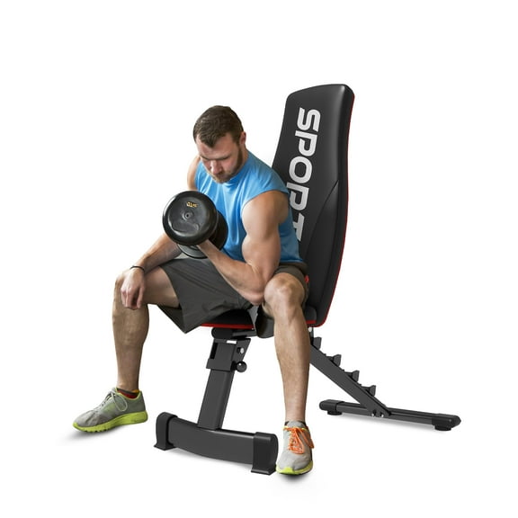 Ataucjin Adjustable Weight Bench,5-Levels Versatile Foldable Bench for Full Body Workout Strength Training,Foldable Bench Press for Home Gym, 660LBS Incline Decline Bench with Quick Folding