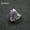 Amethyst, variant on Chakra Crystal Ring Open Adjustable Quartz Stone Hollow Out Healing Reiki Gifts