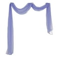 thumbnail image 2 of Washranp Sheer Window Scarf,Solid Color Ultra-thin Soft Voile Textured Bed Canopy Scarf Curtains for Home Decor 196.85*53.15inch, 2 of 5
