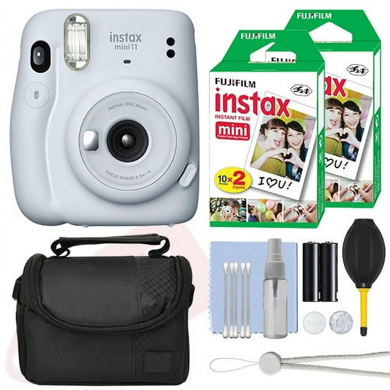 Fujifilm Instax Mini 11 Instant Fuji Film Camera Ice White + 40