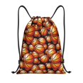 thumbnail image 1 of Bingfone Vintage Basketball Drawstrings Backpacks Bags for Men Women Gym Drawstrings Bag-Small, 1 of 6