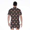 thumbnail image 2 of Evil Scary Clown Pattern Short Sleeve Men'S Rompers Casual Summer Jumpsuits Outfit, 2 of 4