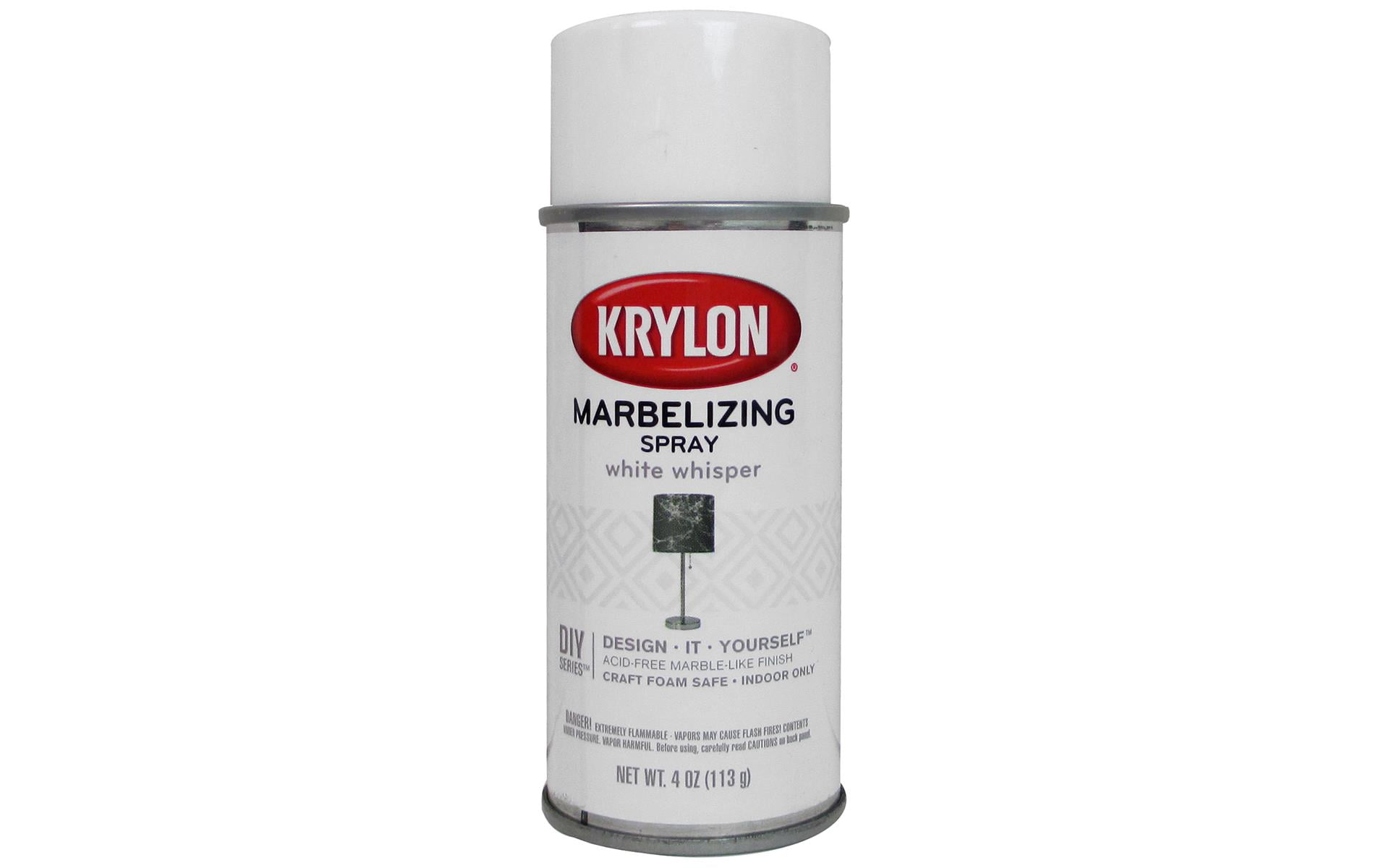 Krylon Marbelizing Spray 4Oz White Whisper Walmart Canada