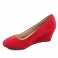 thumbnail image 2 of Doris-21 Women's Causal  Round Toe  Low Wedge Heel Shoes, 2 of 2