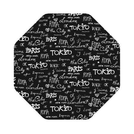 

Cauagu Travel The World for Round Coaster Drink Coasters Set of 4 Leather Bar Beer Beverage Cup Mat for Drinks for Tabletop Protection & Coffee Table Decor