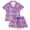 A05 Navy, variant on Conairie Pajamas for Women Set Valentines Cherry Print Cozy Button Down Shirt And Shorts Pj Set Lounge Soft Two Piece Holiday Sleepwear White L