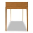 thumbnail image 6 of Harper 48 inch Wide Solid Hardwood Mid-Century Modern Small Desk in Light Golden Brown, 6 of 11