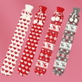 thumbnail image 3 of Advancent Botella de agua caliente con manga larga reutilizable para niños y adultos, regalos para el hogar, calentadores de manos, bolso de Suministros térmicos Copo de nieve rojo 2L, 3 of 6