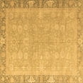 thumbnail image 1 of Ahgly Company Indoor Square Oriental Brown Modern Area Rugs, 4' Square, 1 of 4