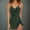 Green, variant on Baqcunre Swimwears One Pieces, Womens Swimsuit Bathing Suit Gold Metal Tie Knot 2025 Swim Dress Blue L