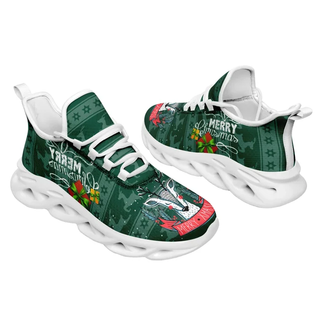Dropshipping Impresión bajo demanda Zapatos casuales Zapatos personalizados Zapatillas deportivas Diseño navideño Envío gratis