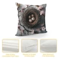 thumbnail image 4 of Leisuo Easter Pillow Cover Bunny Happy Easter Pillow Cushion Cover Easter Egg Throw Cushion Cover Flower Truck Pillow Cover for Home Office Sofa Bed Couch, 4 of 5
