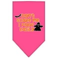 thumbnail image 3 of Halloween Pet and Dog Bandana Screen Printed, "Don't Scare Me, I Poop Easily", 3 of 10