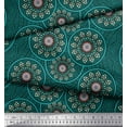thumbnail image 3 of Soimoi Poly Georgette Fabric Mandala Kaleidoscope Print Fabric by Yard 42 Inch Wide, 3 of 3