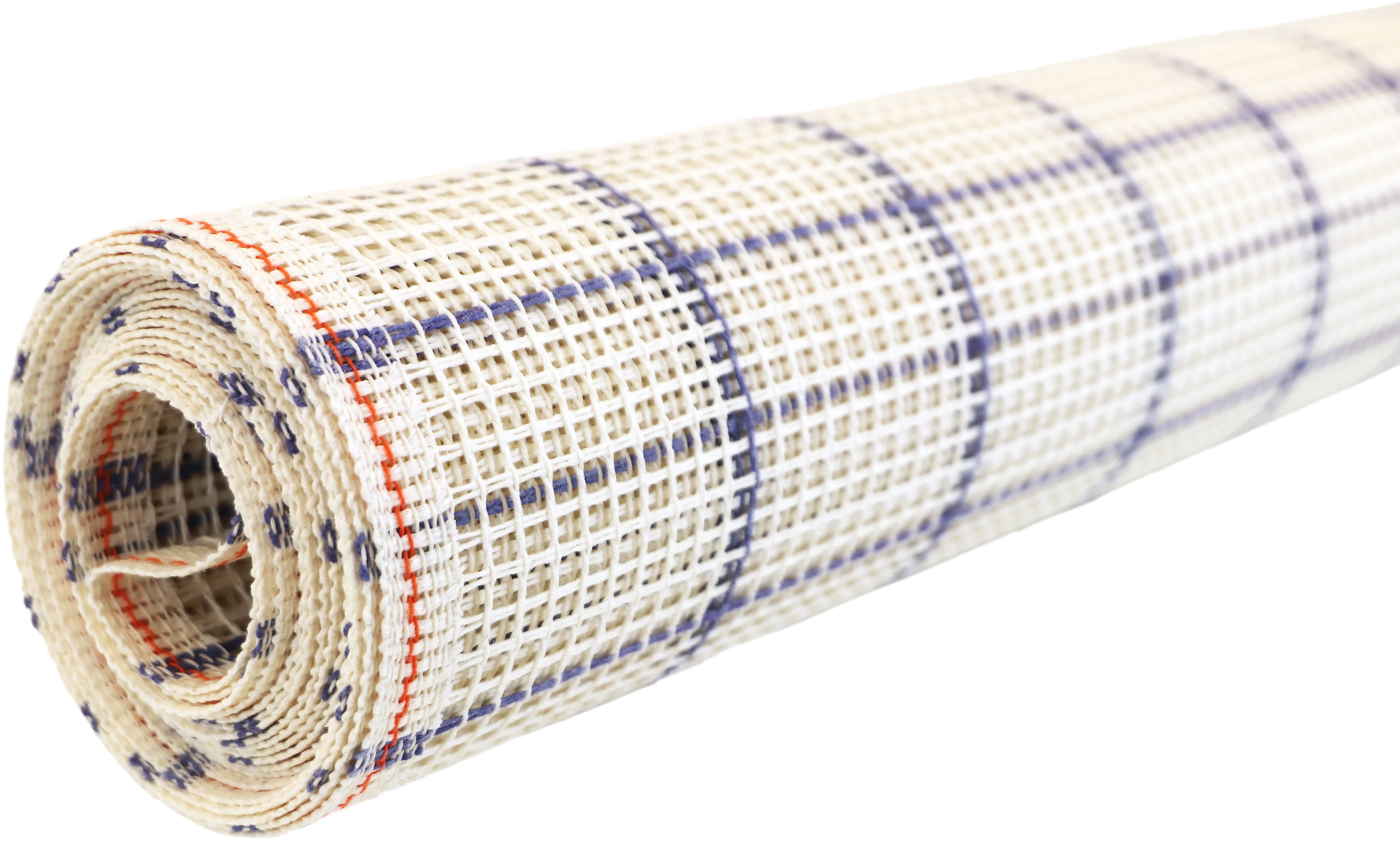 Zweigart Rug Canvas 60"X10yd Roll 3.75 Mesh60"X10yd Blue Checked