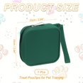 thumbnail image 2 of Uxcell Silicone Dog Treat Pouch, Auto Closure, Pocket Size, Portable Walking Bag for Dog and Cat 4x4 Inch (Dark Green, 1Pcs ), Intended for Pet Travel / Training / Walking, 2 of 7