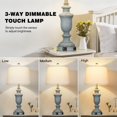 thumbnail image 2 of Lamp Cinkeda Coastal de 65 cm, juego de 2 puertos USB C+A y toma de corriente alterna, 2 of 7
