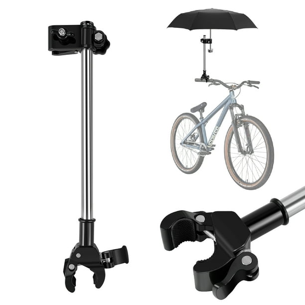 Bicycle Umbrella Holder Mount Stand, Handlebar Universal Clamp Connector Frame, Quick mount