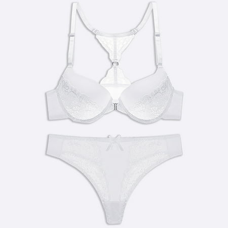 

Summer Savings Clearance! 2023 TUOBARR Lingerie for Women Fashion Women With Steel Rings Print Sexy Lace Underwear Ladies Lntimates Set Lingerie Sets White J 8