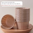 thumbnail image 5 of Vasos de soufflé desechables de papel para refrigerios, alimentos y medicinas - Vasos para condimentos, vasos para salsa, vasos para soufflé - 250 tazas, 1,25 oz, color marrón, 5 of 5
