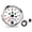 White Dial, variant on Nieyigj Marine GPS Speedometer 0-160 MPH with 8000 RPM Tachometer, 85mm 3.35 inches / 8.5 cm Black Dial Stainless Steel Gauge, IP67 Waterproof, Red Backlight for Boat ATV Vehicles 9-32V
