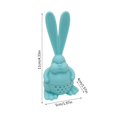 thumbnail image 3 of Oleegame 2PC Sink Drain Filter Cover Tea Set Rabbit Tea Maker Rabbit Tea Filter Silicone Rabbit Tea Leakage Tea Bag Angry Rabbit Toothpick Box Pink, 3 of 5