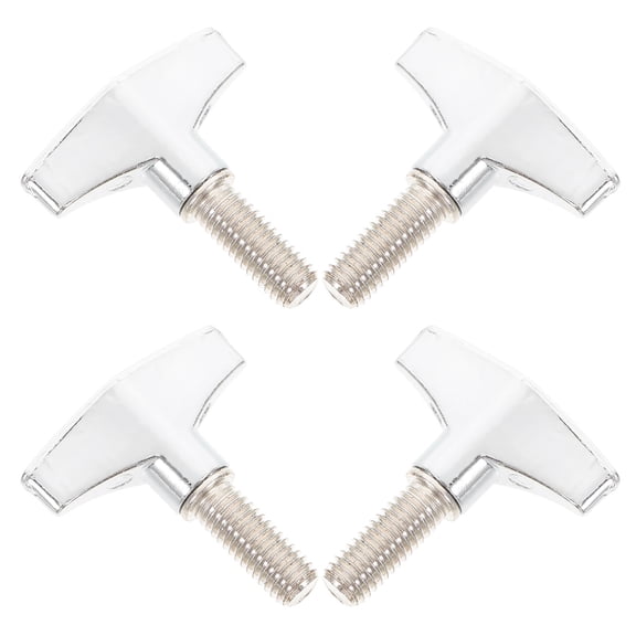 MERRYHAPY 4Pcs Zinc Alloy Cymbal Wing Screws Drum Set Bolts Fastening Hardware for Drummers